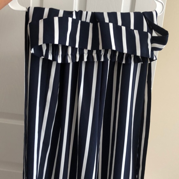 Blue and white striped pants - Picture 2 of 3